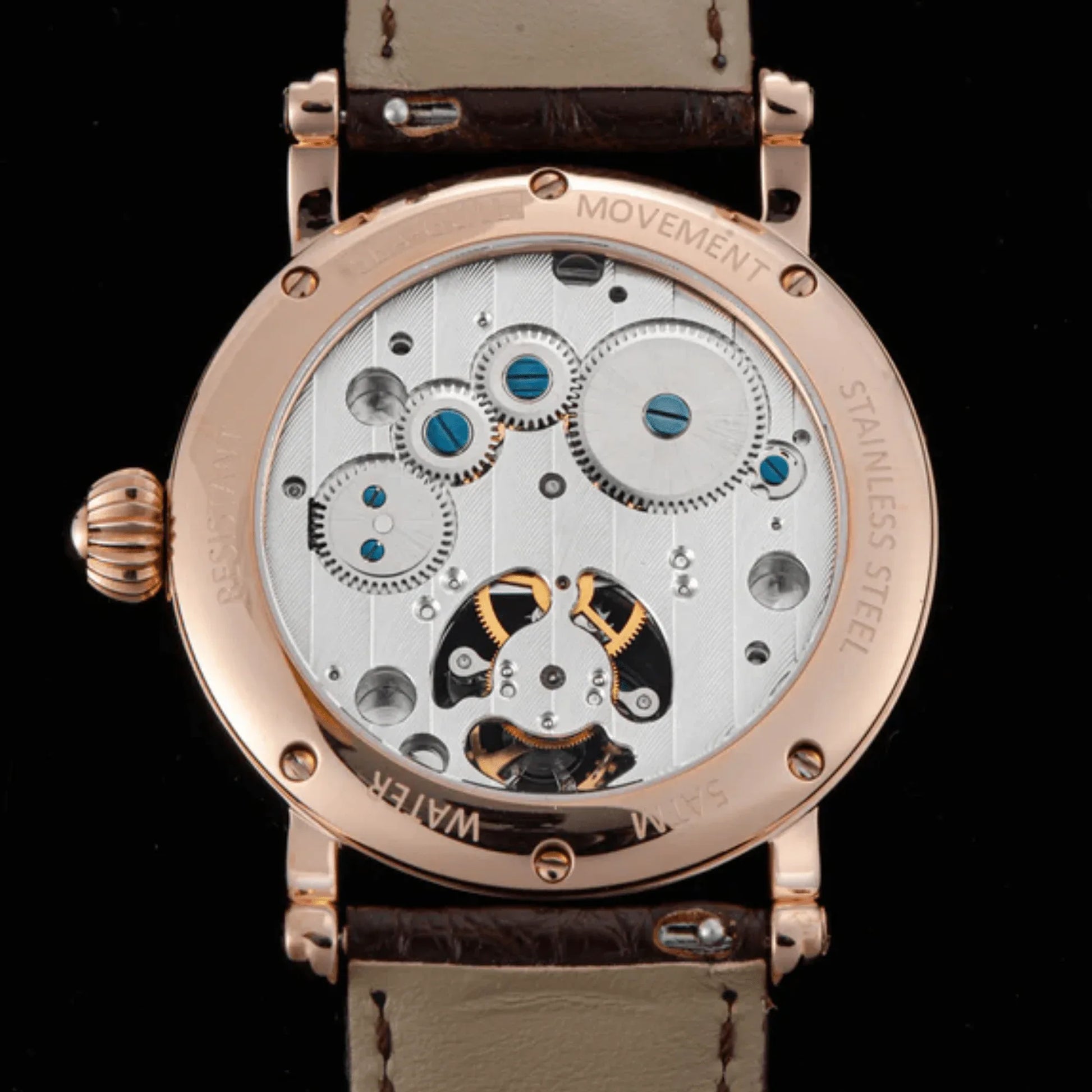 Sugess Seakors Tourbillon SE8000GW Rose Gold Case - DREAM WATCHES