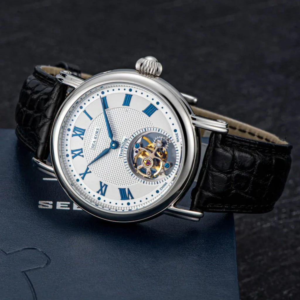 Sugess Seakors Tourbillon SE8000SW Blue Indices - DREAM WATCHES