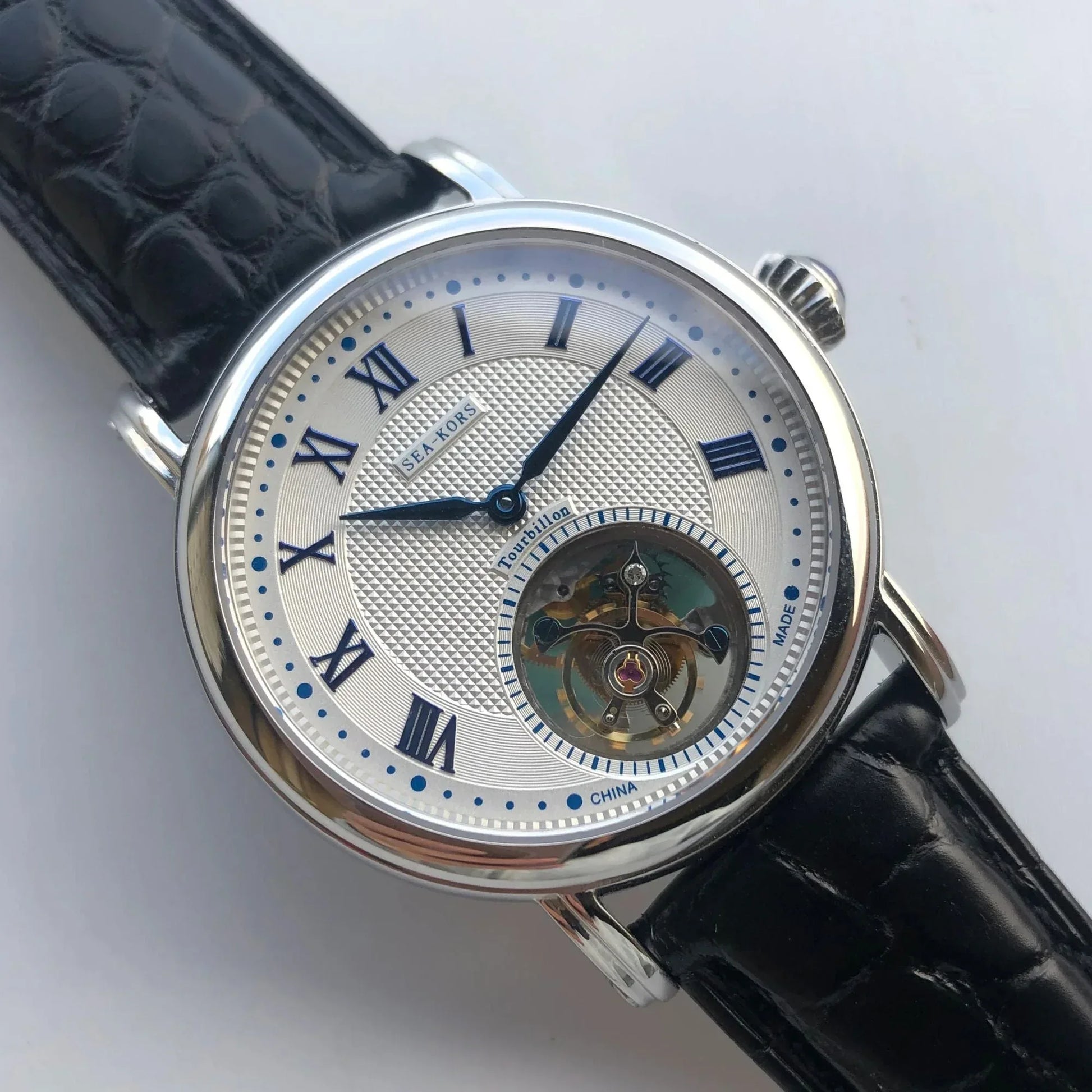 Sugess Seakors Tourbillon SE8000SW Blue Indices - DREAM WATCHES