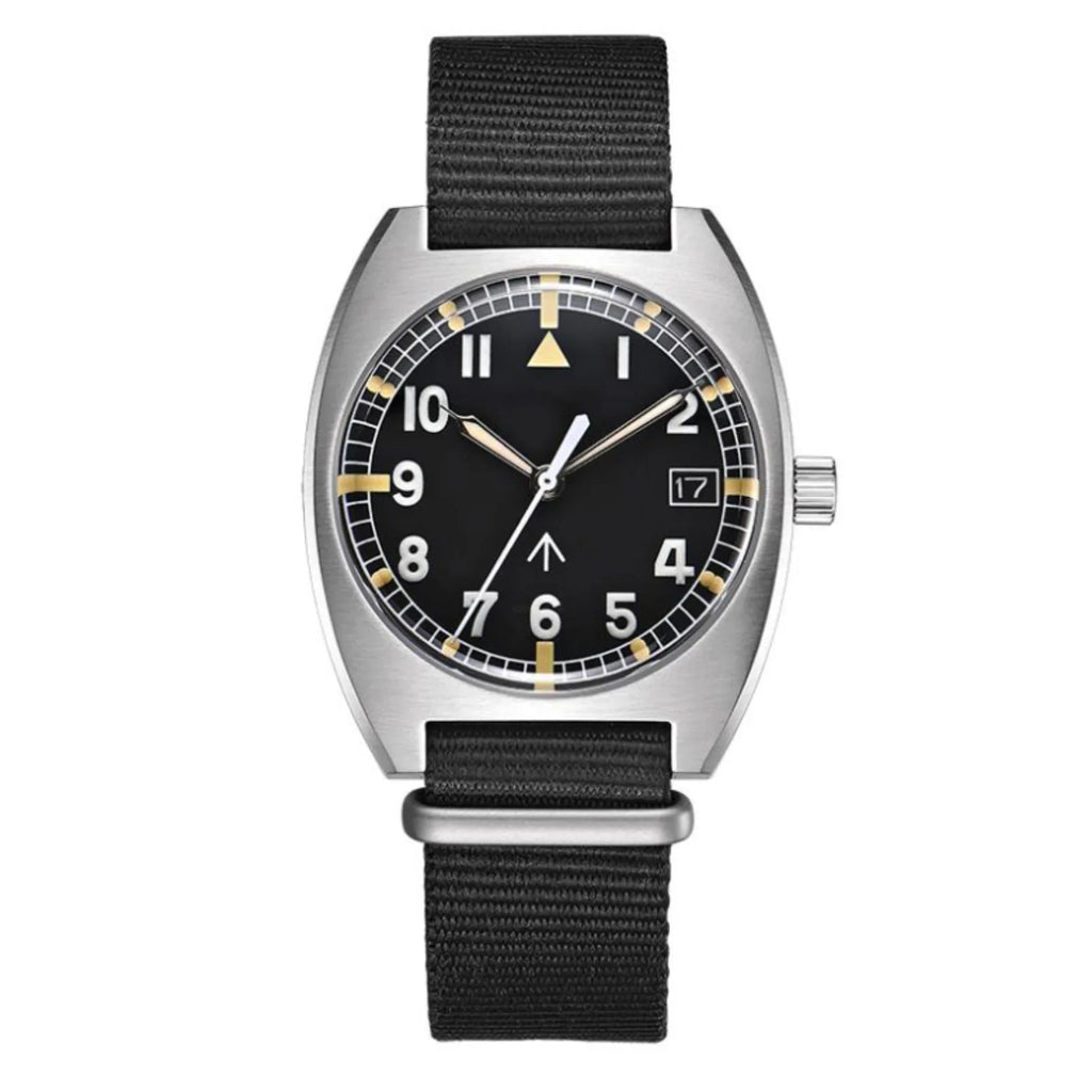 Tonneau W10 Pilot Calendar Military Watch S2001 - DREAM WATCHES