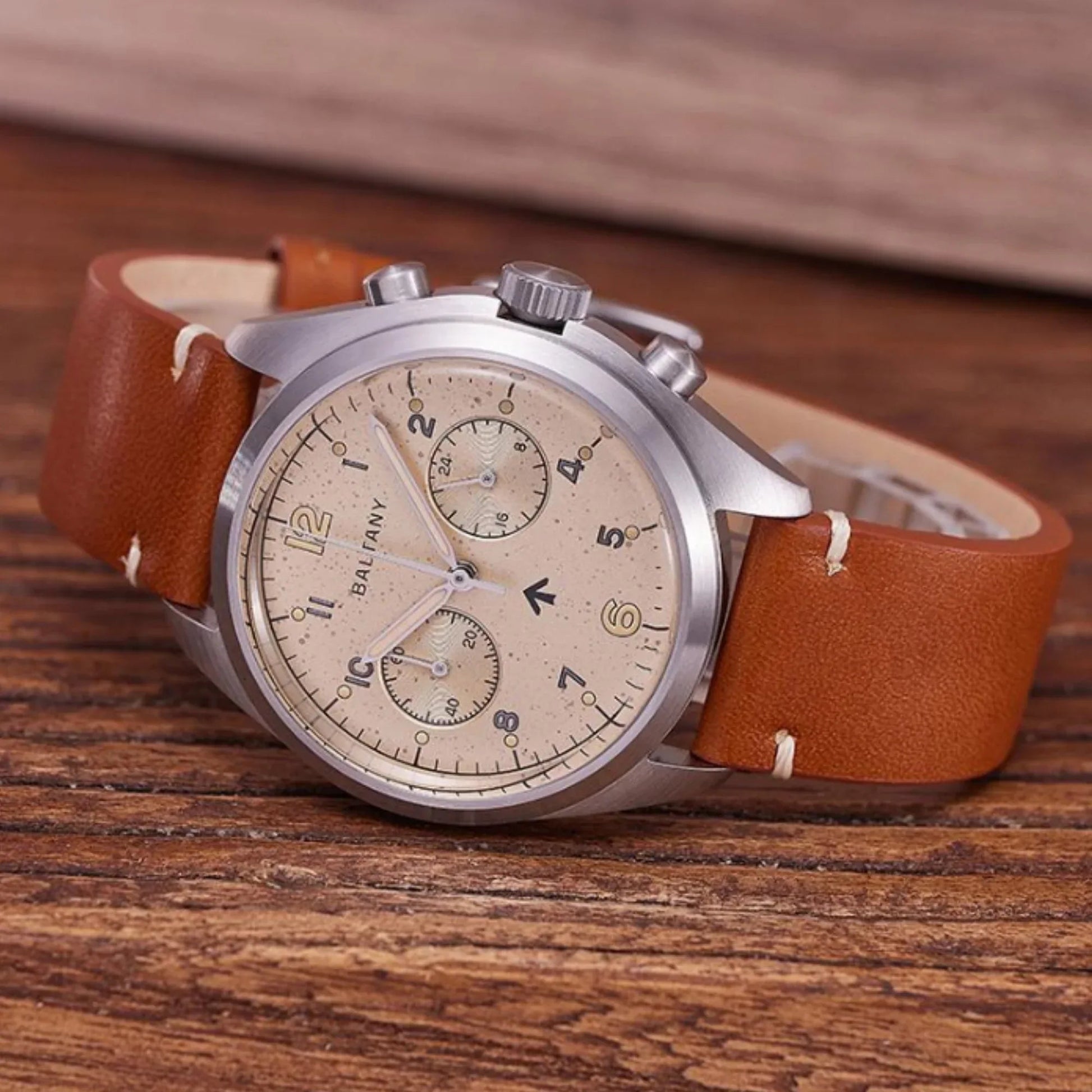 Vintage RAF 6BB Homage Military Chronograph Watch S5044 - DREAM WATCHES