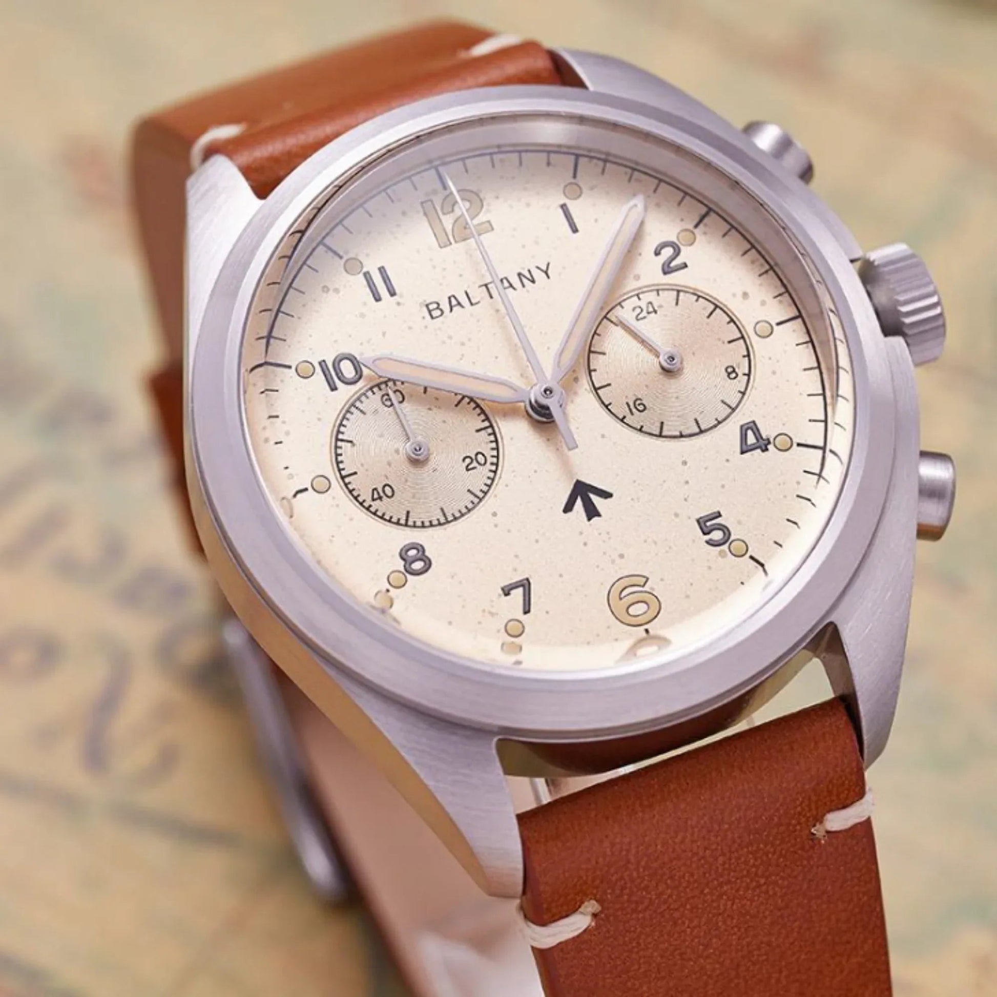 Vintage RAF 6BB Homage Military Chronograph Watch S5044 - DREAM WATCHES