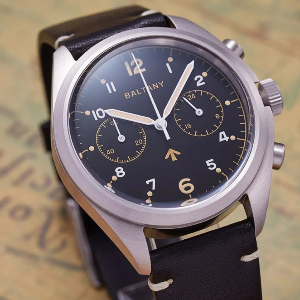 Vintage RAF 6BB Homage Military Chronograph Watch S5044 - DREAM WATCHES