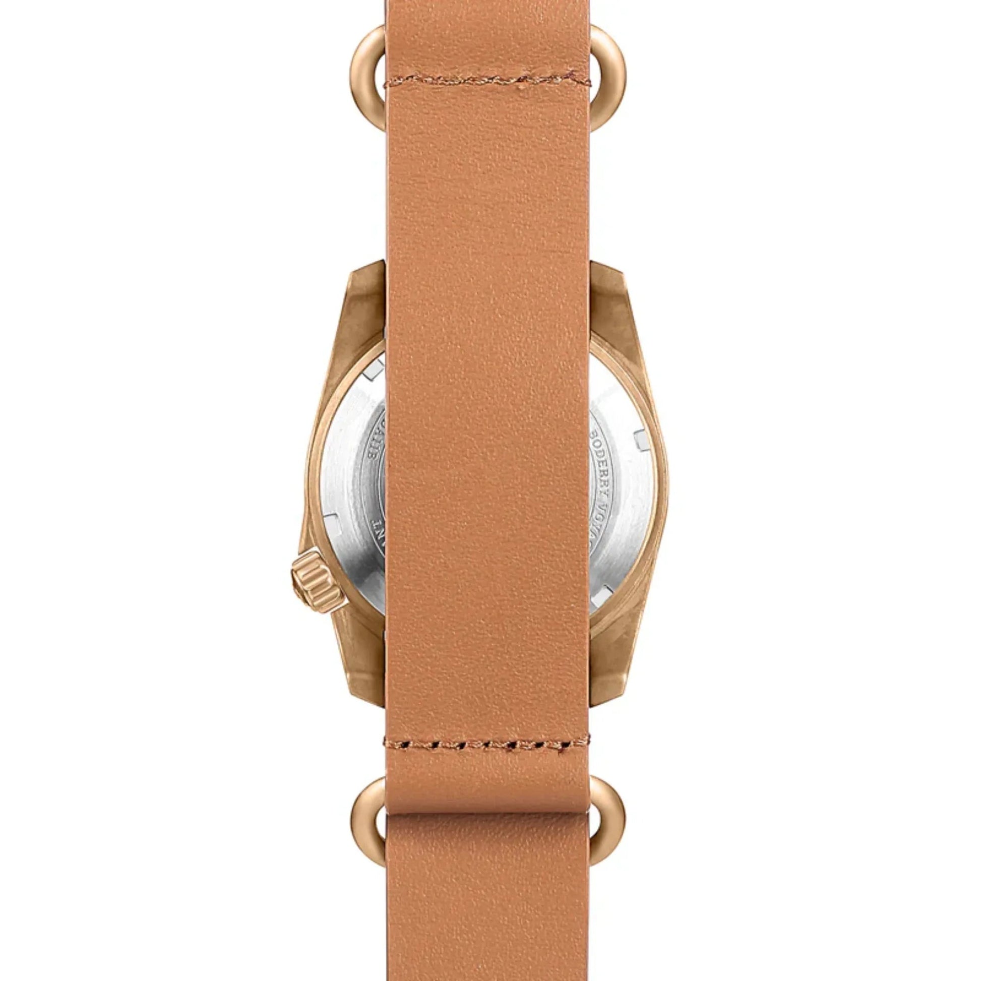 VOYAGER - 100M Waterproof Bronze Automatic Field Watch | Red - DREAM WATCHES
