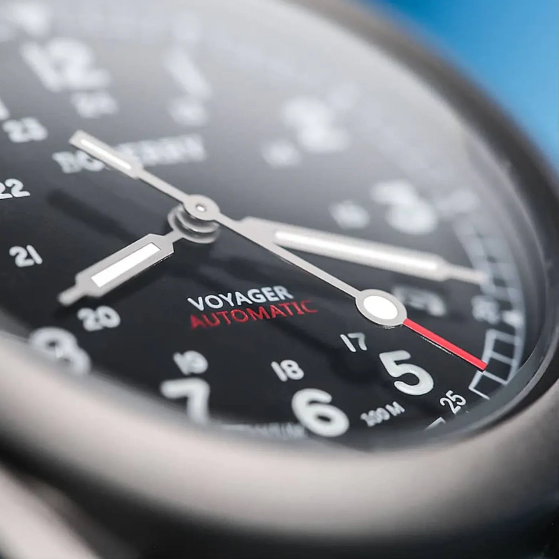 VOYAGER - 100M Waterproof Titanium Automatic Field Watch | Black - DREAM WATCHES