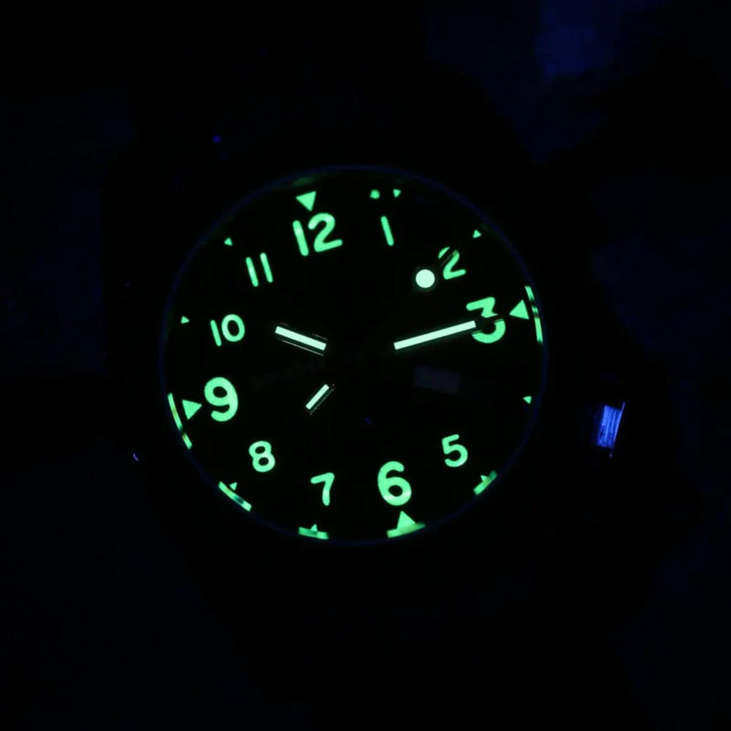VOYAGER - 100M Waterproof Titanium Automatic Field Watch | Volcanic Gray-Day,Date - DREAM WATCHES