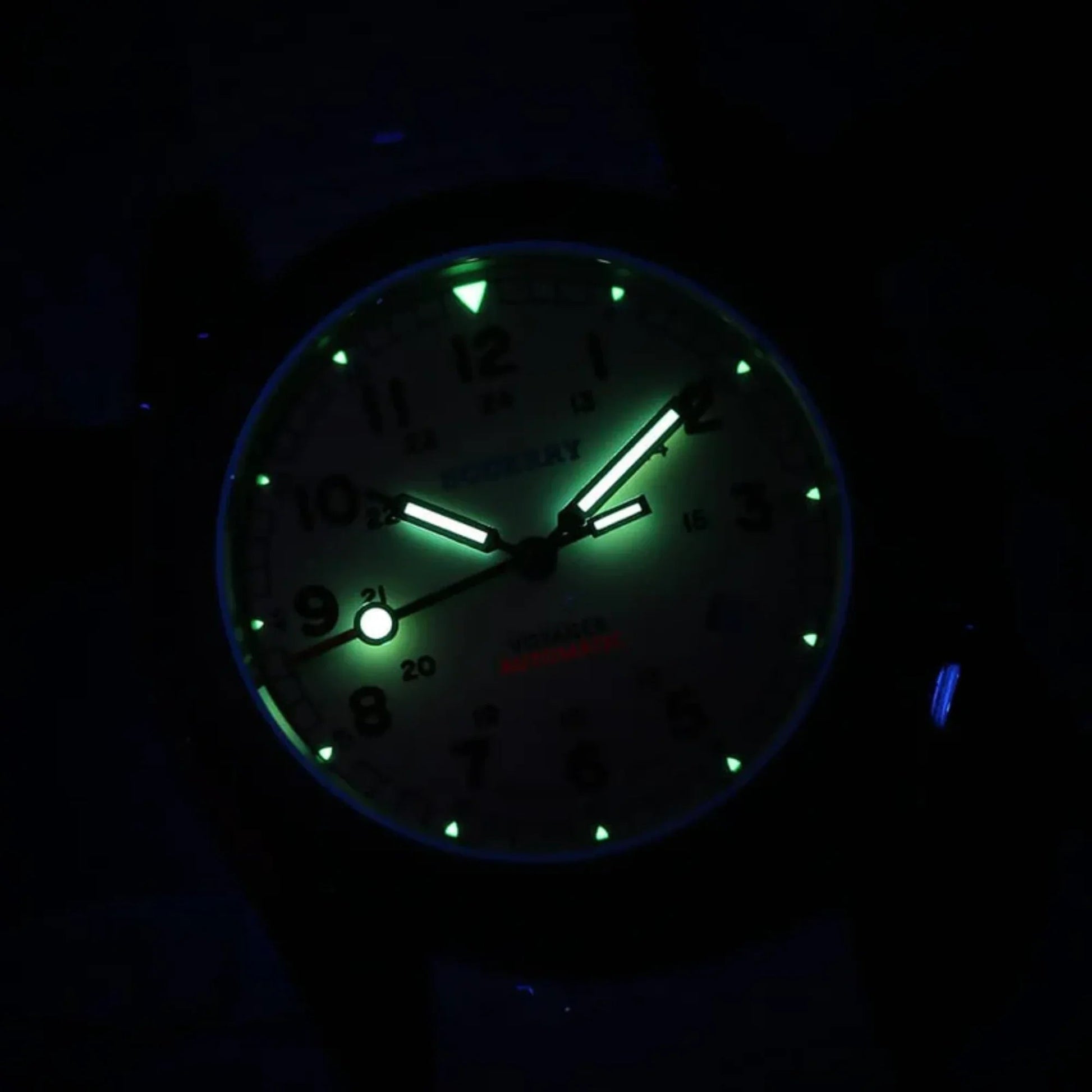 VOYAGER - 100M Waterproof Titanium Automatic Field Watch | White-bracelet - DREAM WATCHES