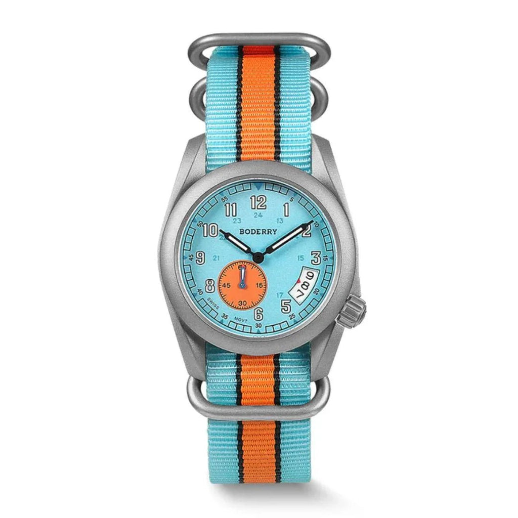 VOYAGER 38 - 100M Waterproof Titanium Field Watch | 917G - DREAM WATCHES