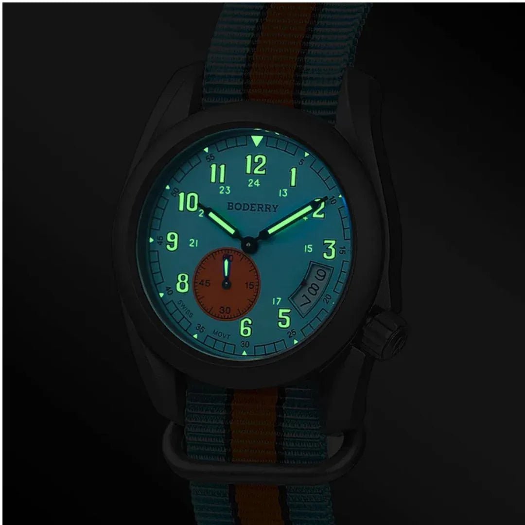 VOYAGER 38 - 100M Waterproof Titanium Field Watch | 917G - DREAM WATCHES