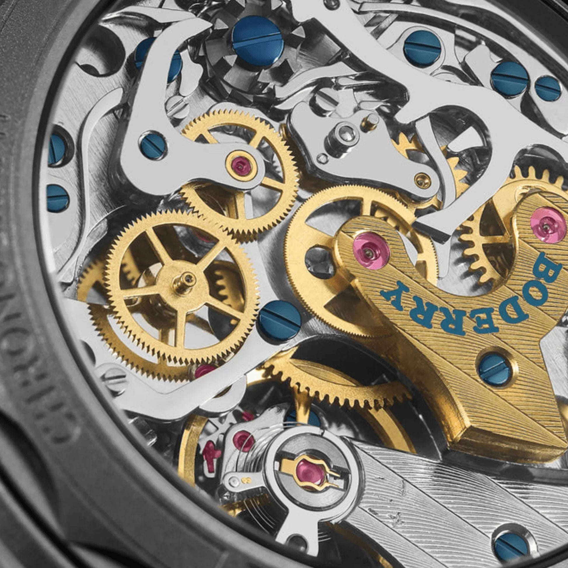 VOYAGER Chronograph - Titanium Mechanical Field Watch, 100M Water Resistant | Cerulean Blue - DREAM WATCHES