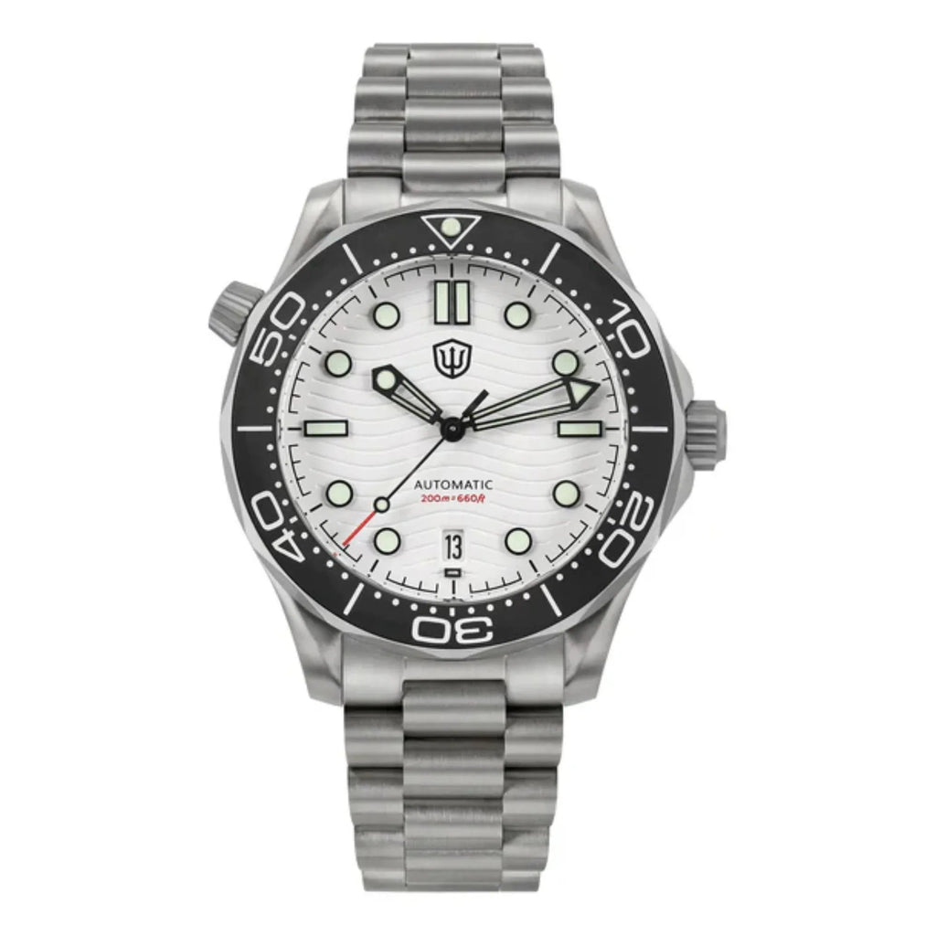 Watchdives WD007 Titanium NTTD Dive Watch - Titanium Bracelet - DREAM WATCHES