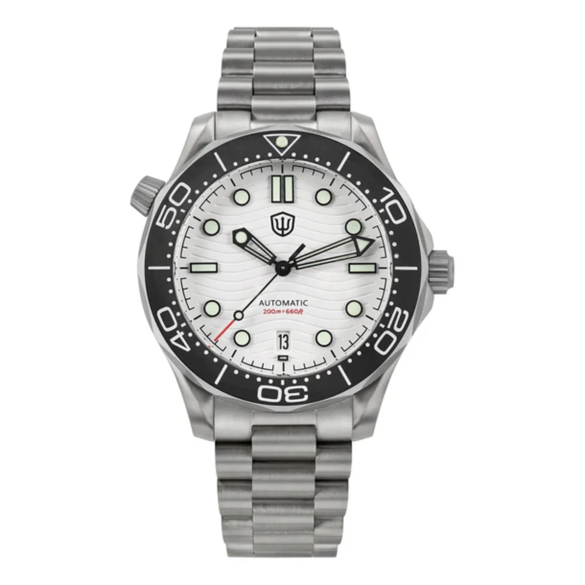 Watchdives WD007 Titanium NTTD Dive Watch - Titanium Bracelet - DREAM WATCHES