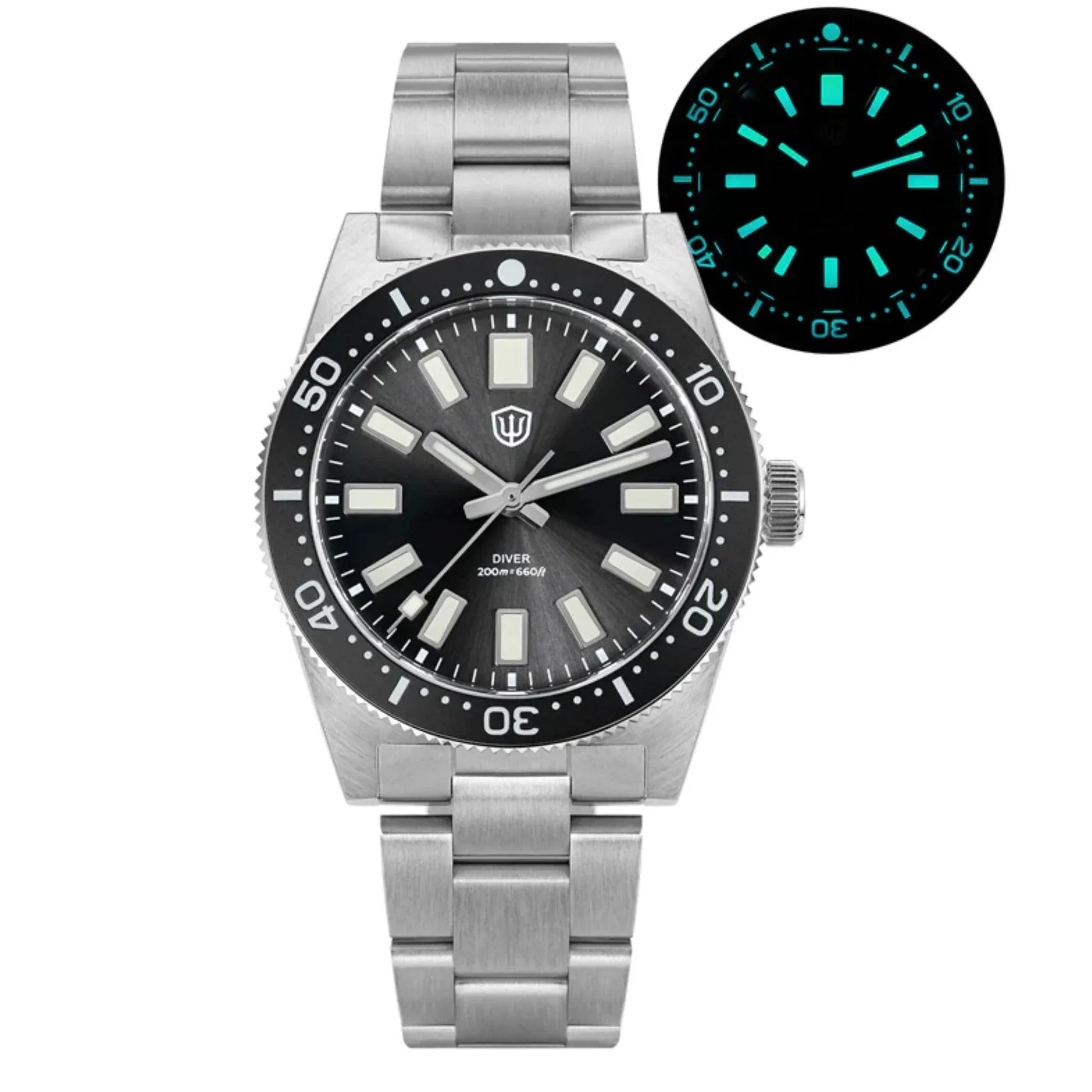 Watchdives WD1965 38mm VH31 62MAS Dive Watch - DREAM WATCHES