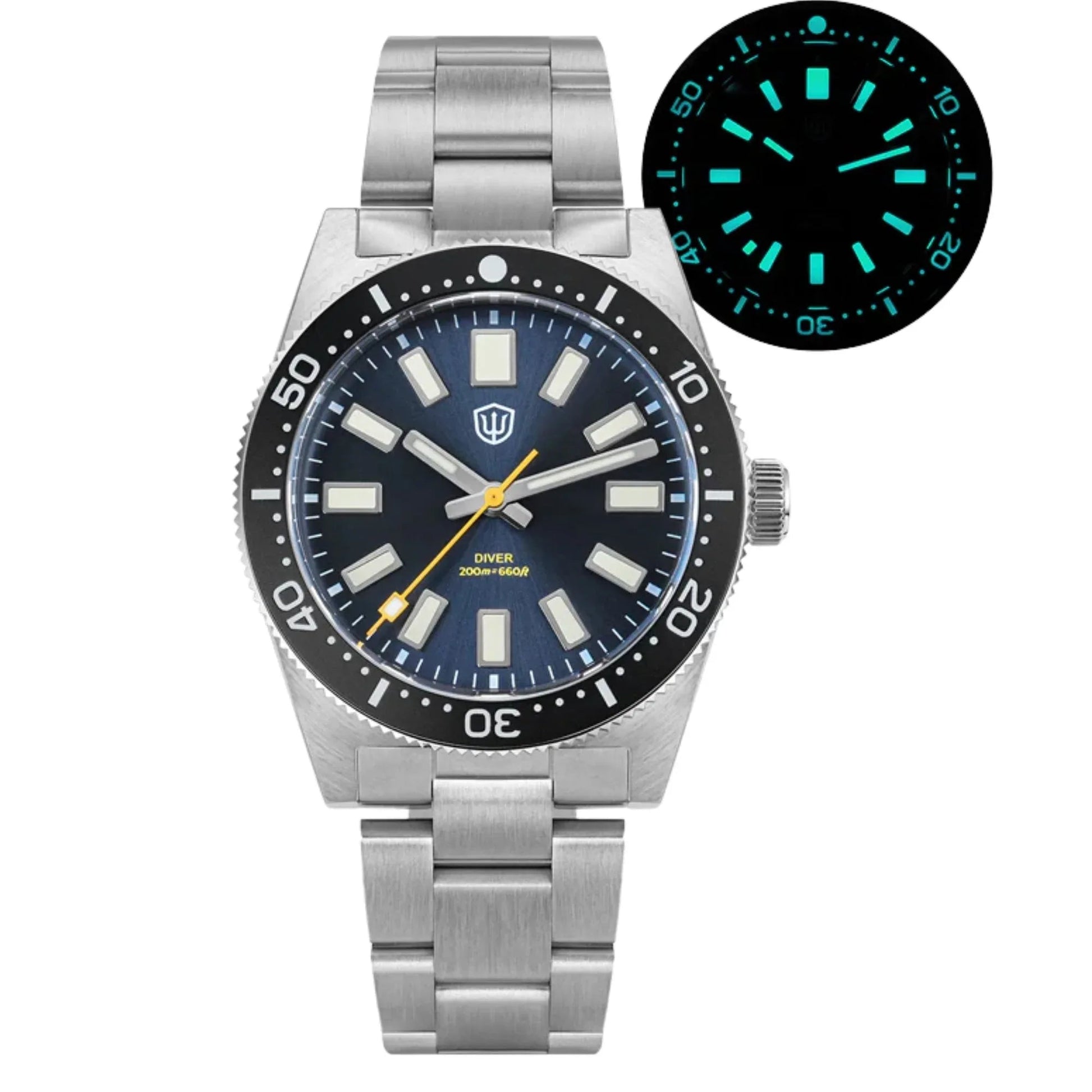 Watchdives WD1965 38mm VH31 62MAS Dive Watch - DREAM WATCHES