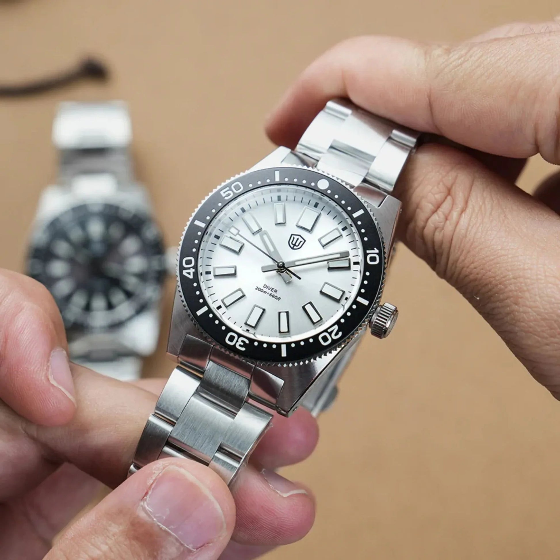 Watchdives WD1965 38mm VH31 62MAS Dive Watch - DREAM WATCHES