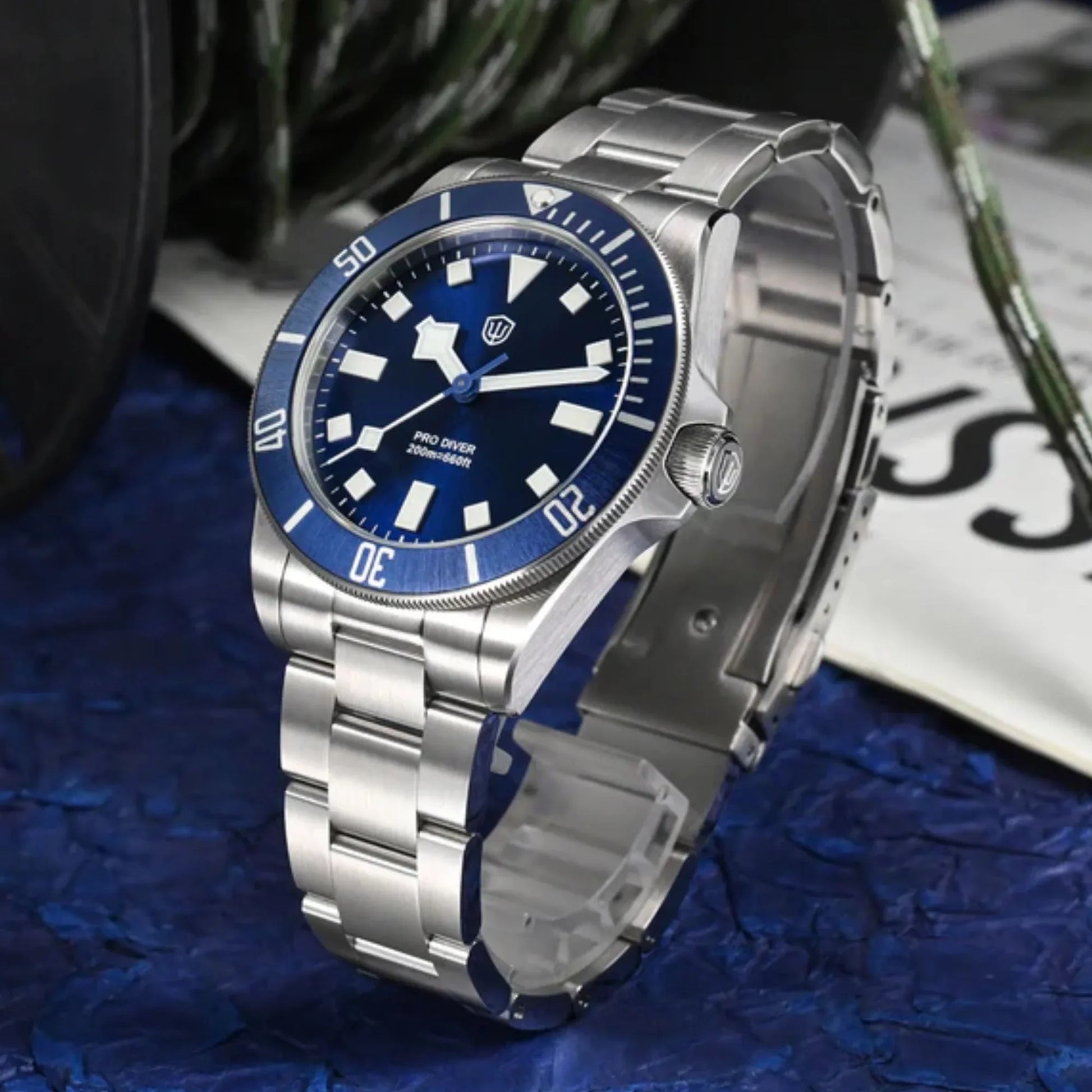 Watchdives WD1969B PRO 38mm VH31 Dive Watch - DREAM WATCHES