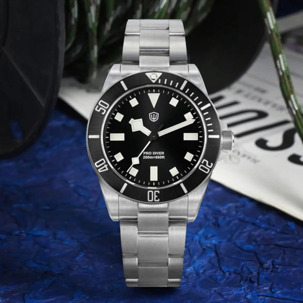 Watchdives WD1969B PRO 38mm VH31 Dive Watch - DREAM WATCHES