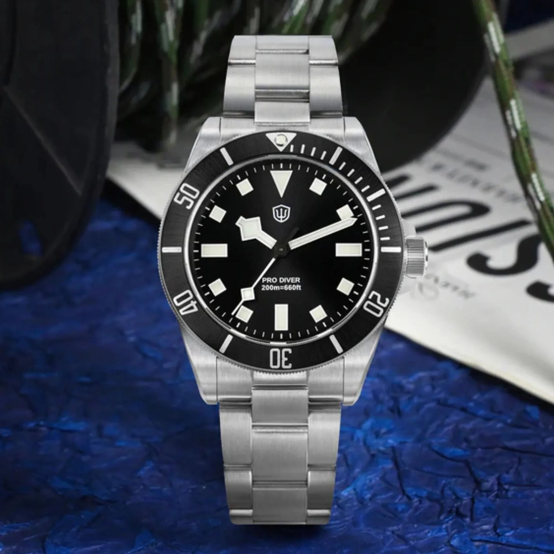 Watchdives WD1969B PRO 38mm VH31 Dive Watch - DREAM WATCHES