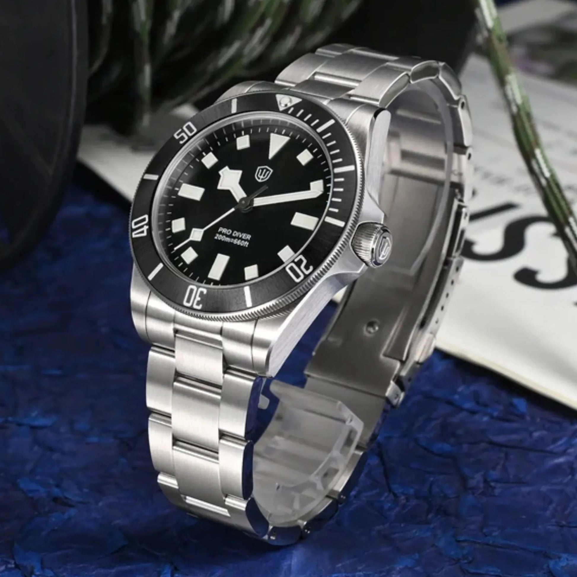 Watchdives WD1969B PRO 38mm VH31 Dive Watch - DREAM WATCHES