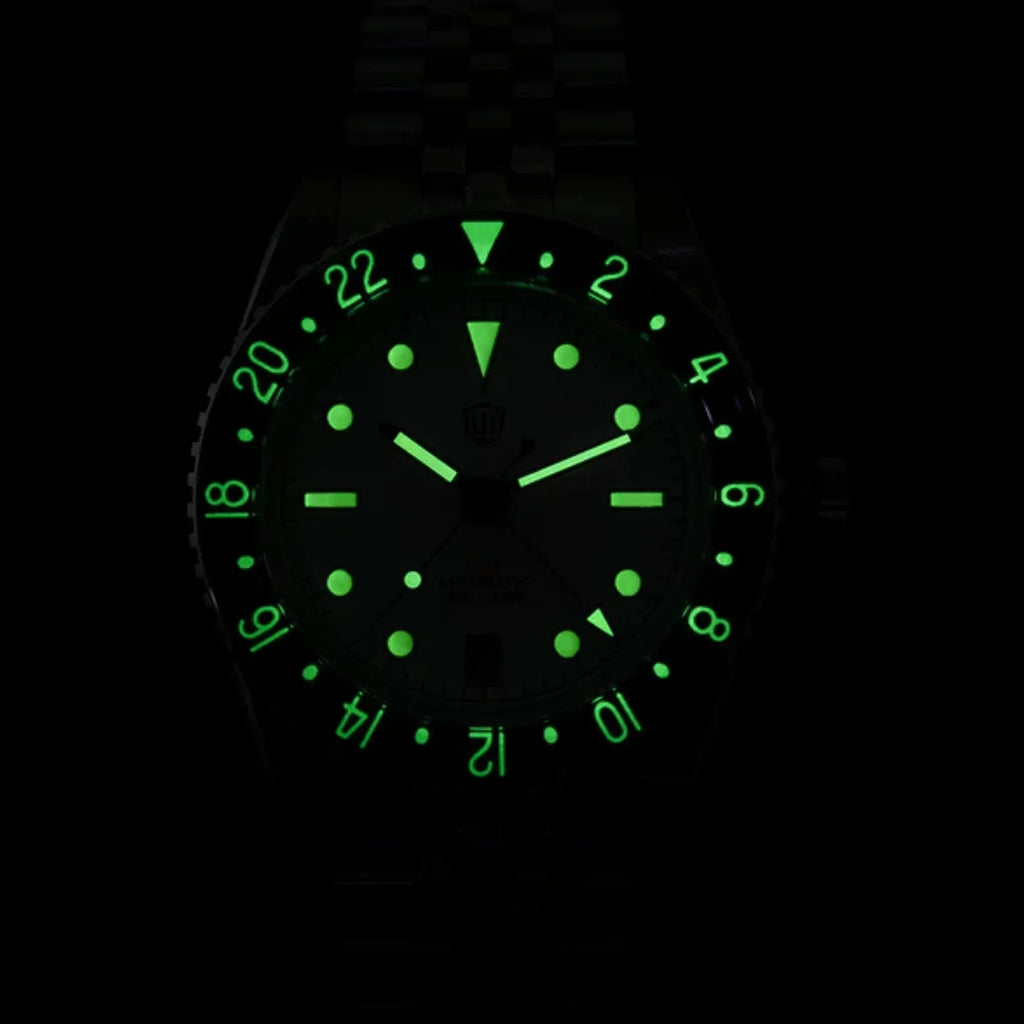 Watchdives WD6542 38mm GMT Men Watch Benz Hands - DREAM WATCHES