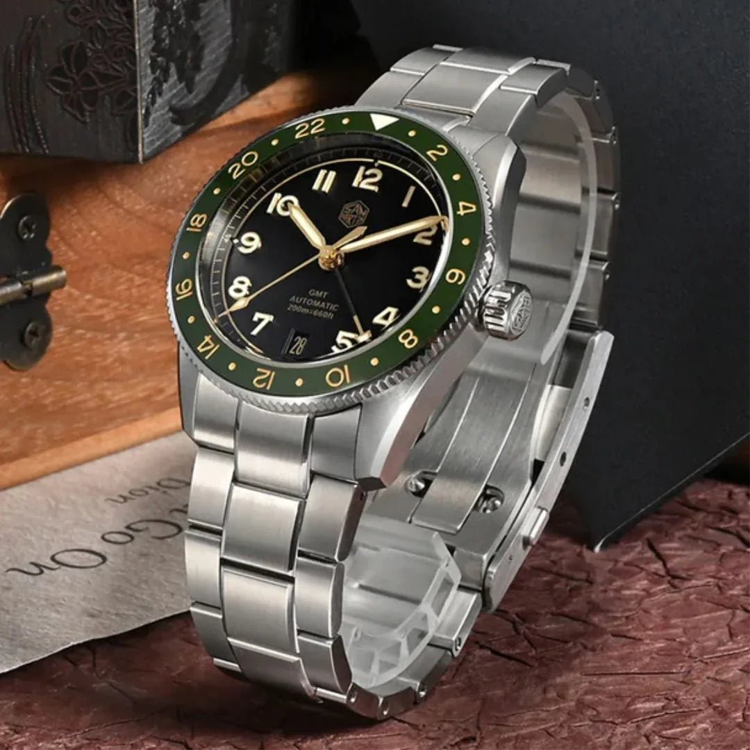 Watchdives x San Martin 38mm NH34 GMT Watch SN0140W - DREAM WATCHES