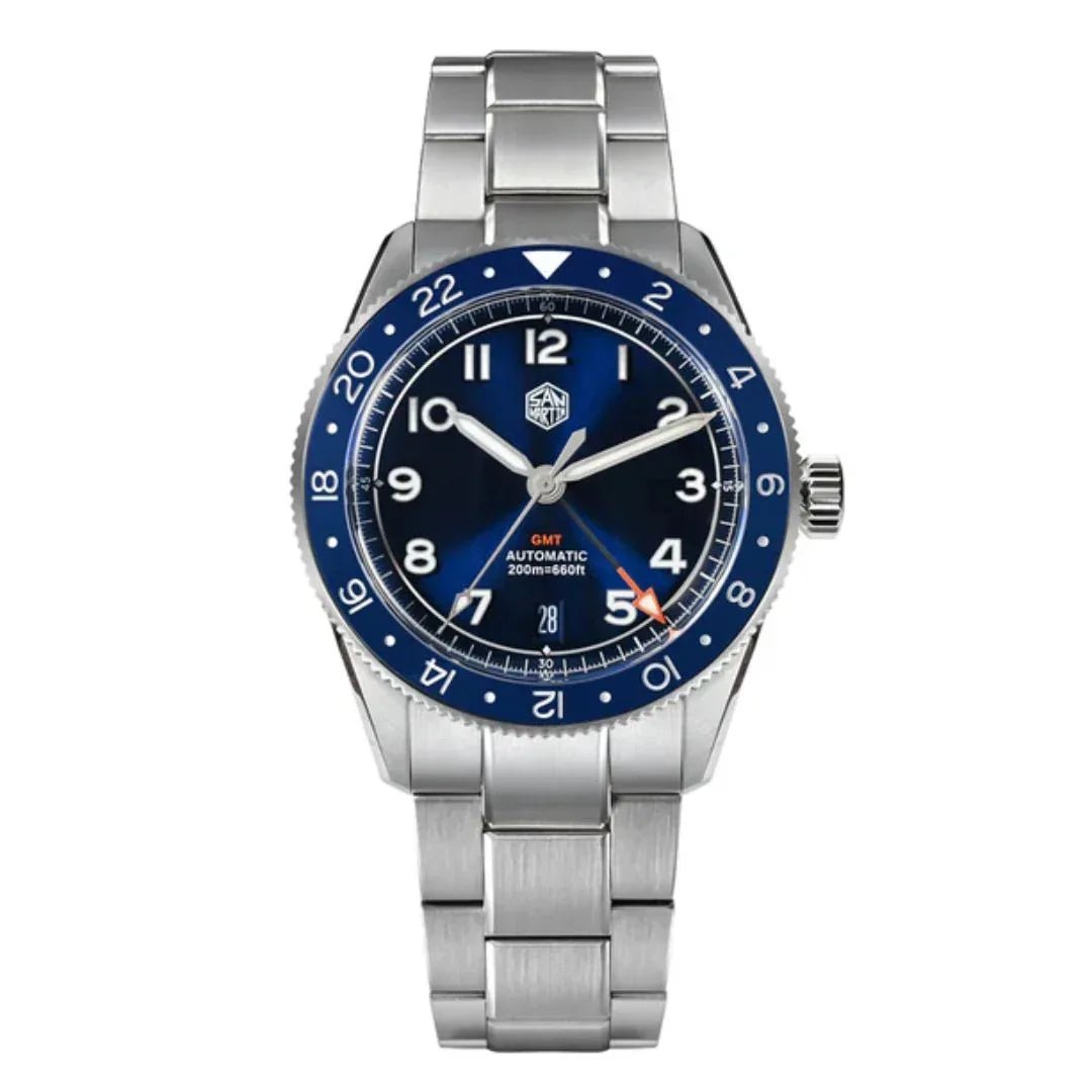 Watchdives x San Martin 38mm NH34 GMT Watch SN0140W - DREAM WATCHES