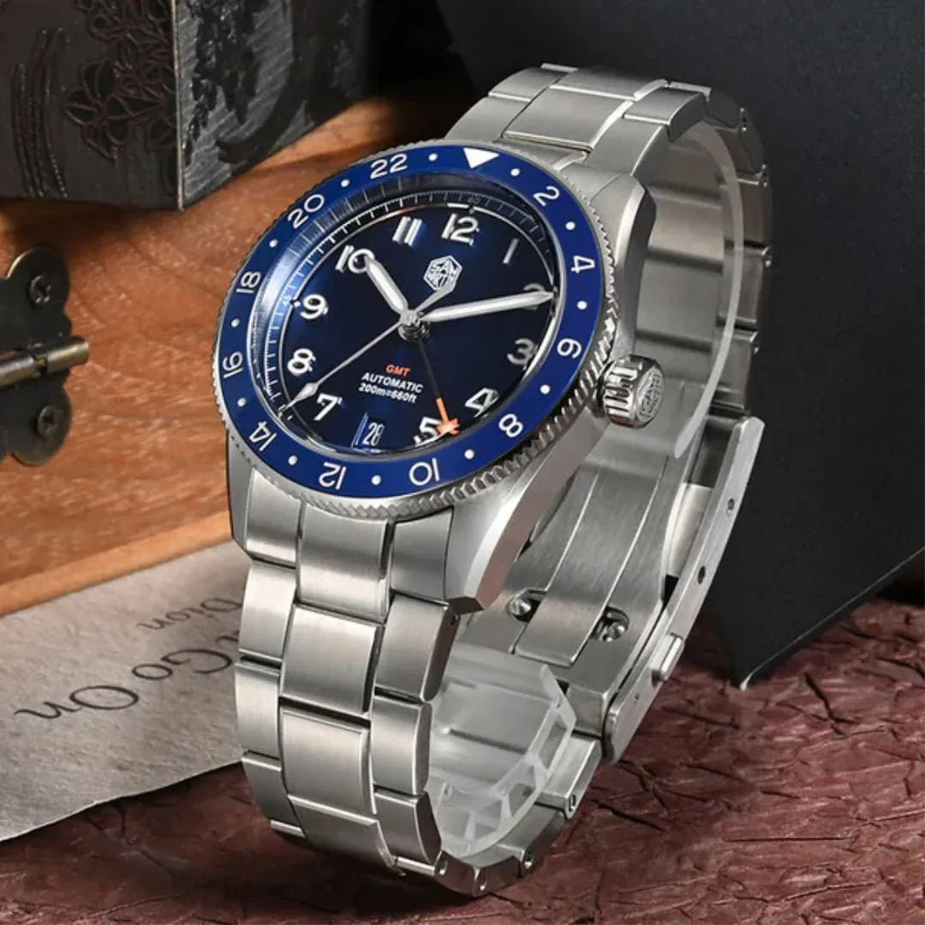 Watchdives x San Martin 38mm NH34 GMT Watch SN0140W - DREAM WATCHES