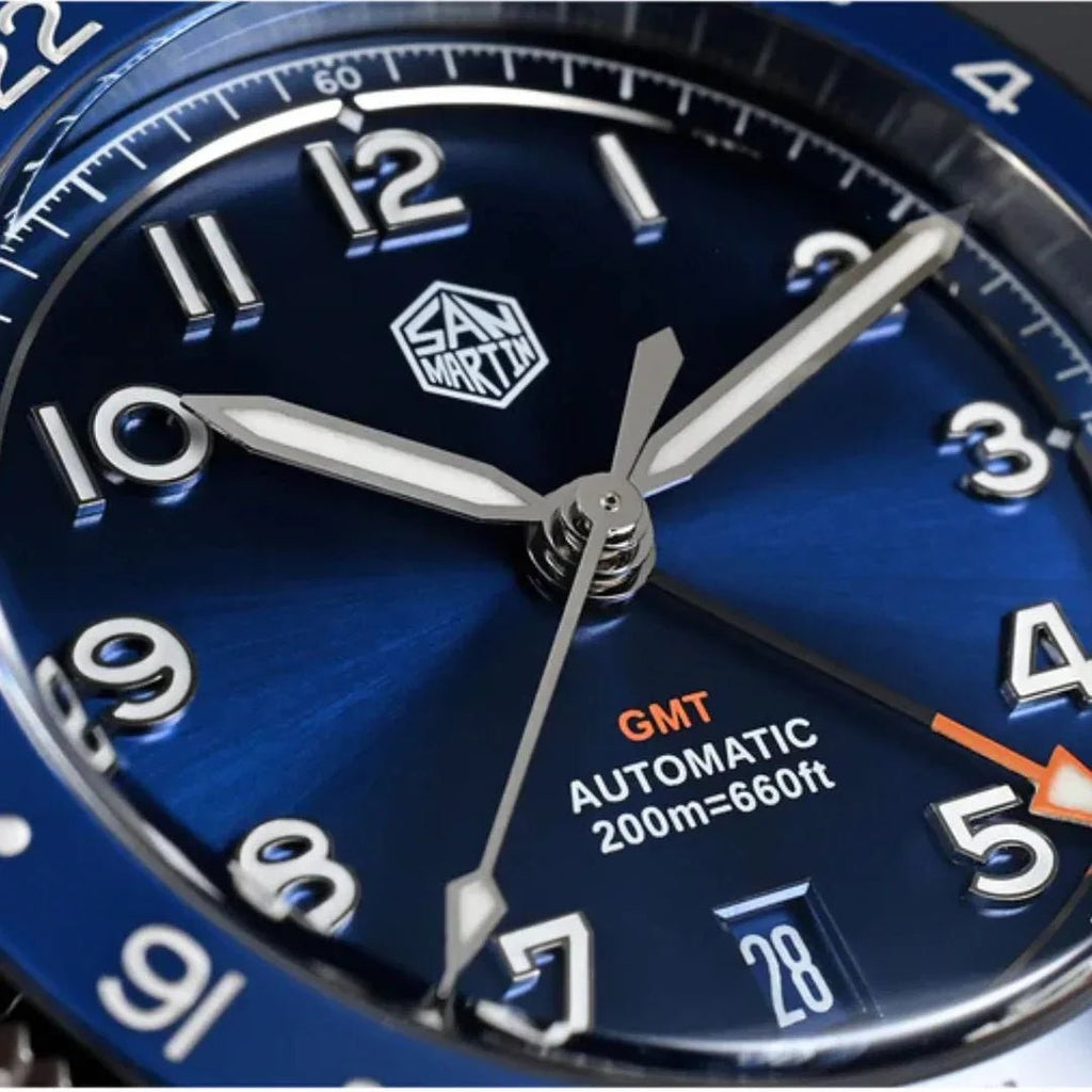 Watchdives x San Martin 38mm NH34 GMT Watch SN0140W - DREAM WATCHES