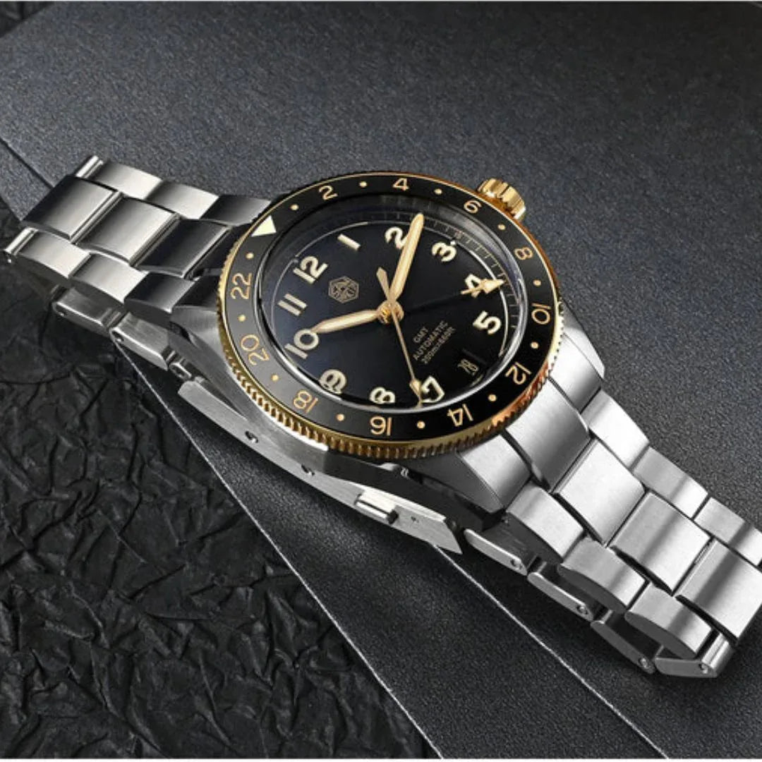 Watchdives x San Martin 38mm NH34 GMT Watch SN0140W - DREAM WATCHES