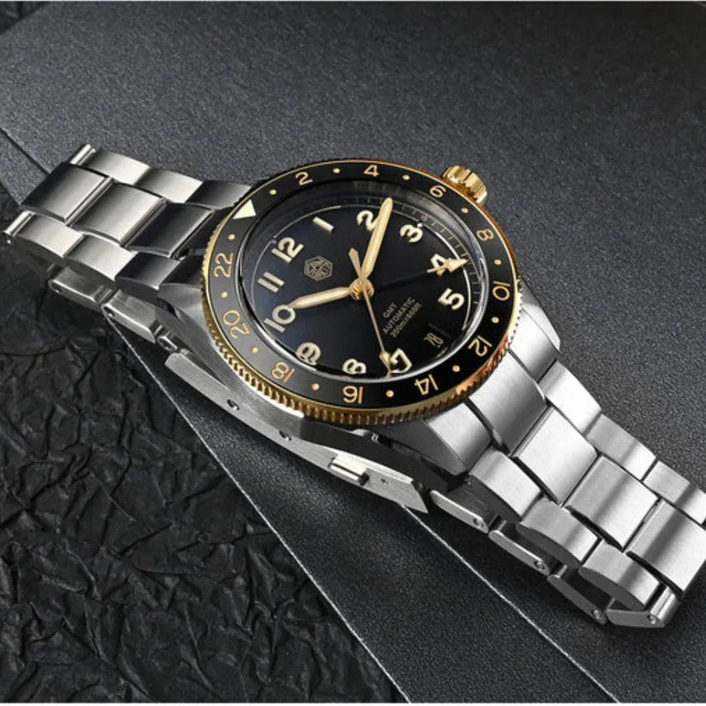 Watchdives x San Martin 38mm NH34 GMT Watch SN0140W - DREAM WATCHES