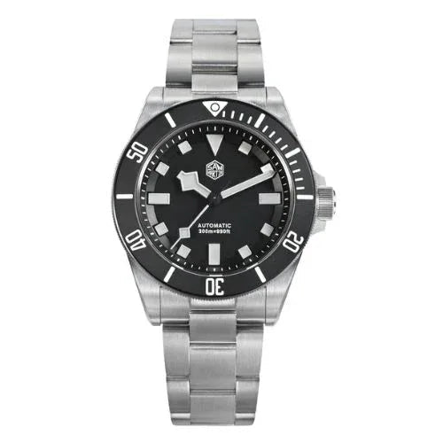 Watchdives x San Martin Titanium 39mm Dive Watch SN0121T-GA - Black Dial - DREAM WATCHES