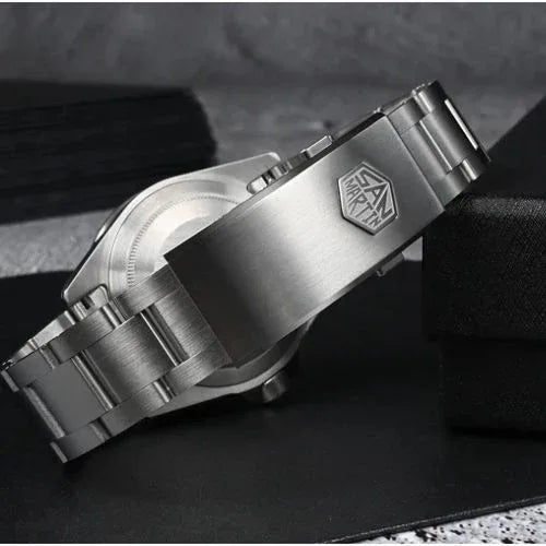 Watchdives x San Martin Titanium 39mm Dive Watch SN0121T-GA - Black Dial - DREAM WATCHES