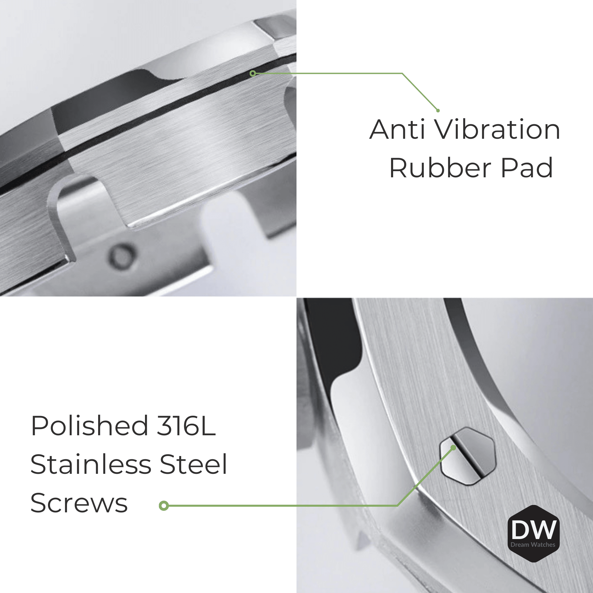 Metal Mod Kit Watchband and Metal Case for G shock