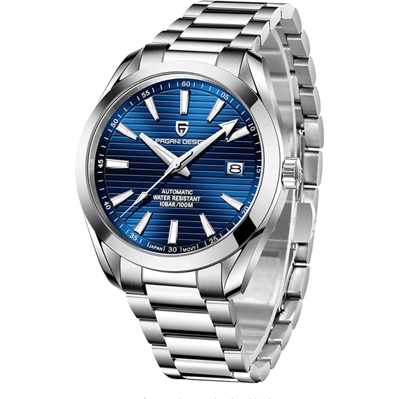 Pagani Design PD-1688 40MM (Seiko NH35A Automatic Movement) Mechanical Watch 100M Waterproof Dive Watch Sapphire Stainless Steel Watch Aqua Terra - DREAM WATCHES