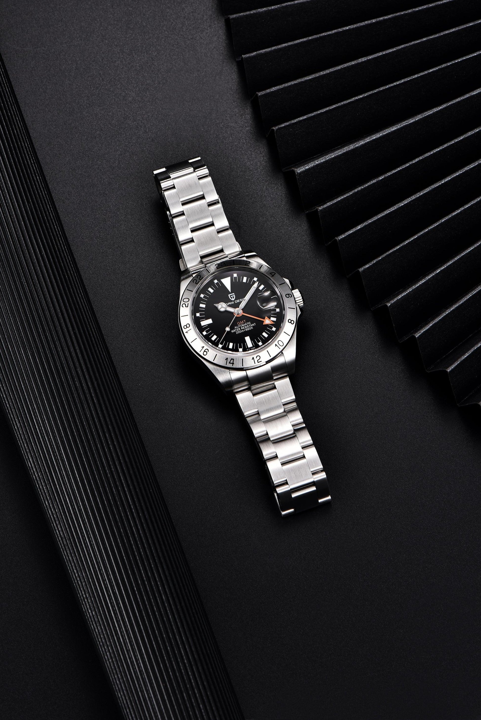 Pagani Design PD-1693 42 MM (GMT Automatic Movement) Mechanical Watch Sapphire Stainless Steel Watch Explorer II - DREAM WATCHES