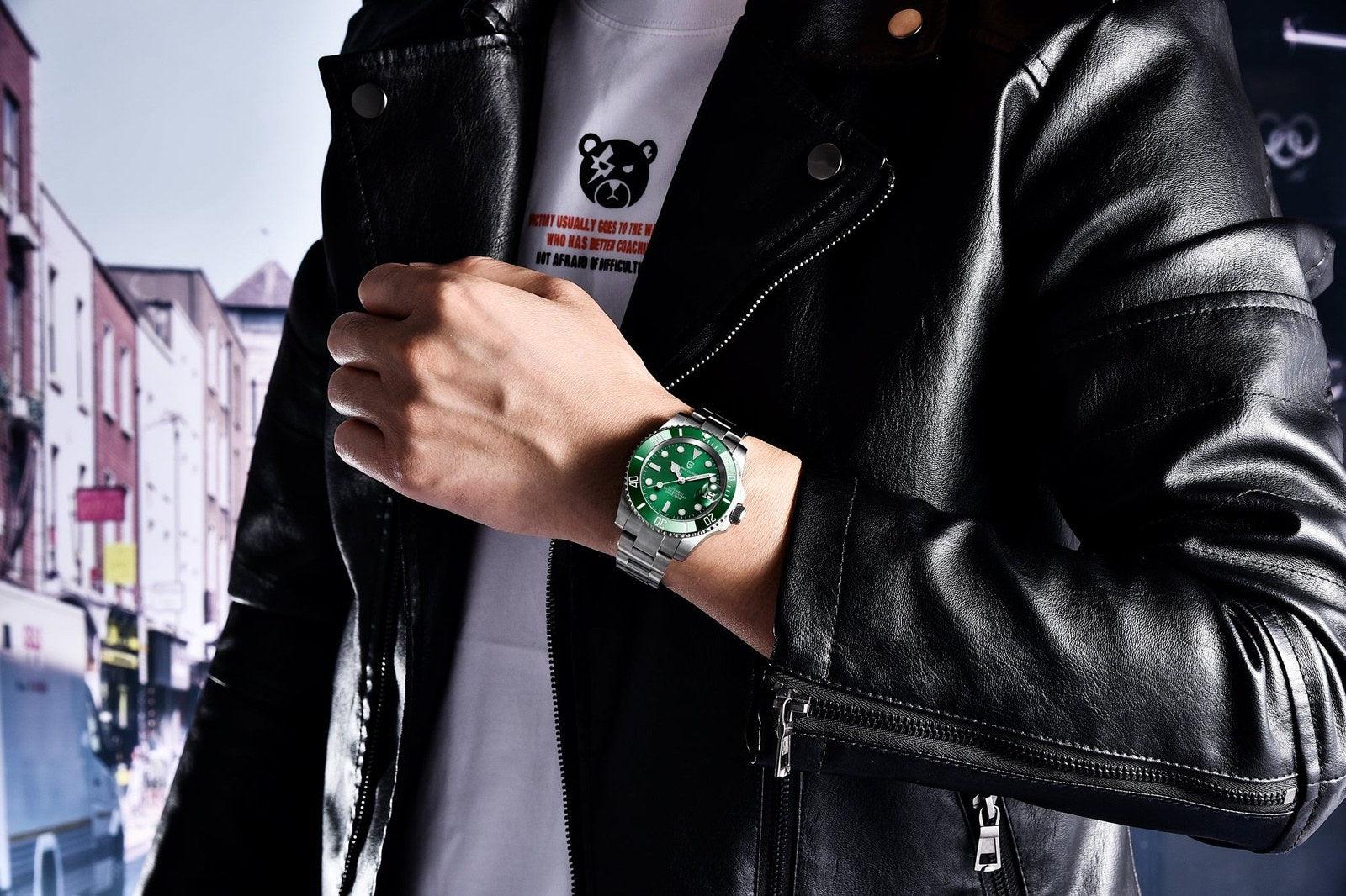 Pagani Design PD-1661 Waterproof Mechanical Automatic Watch Stainless Steel Men's 40MM Watch "Hulk" - DREAM WATCHES