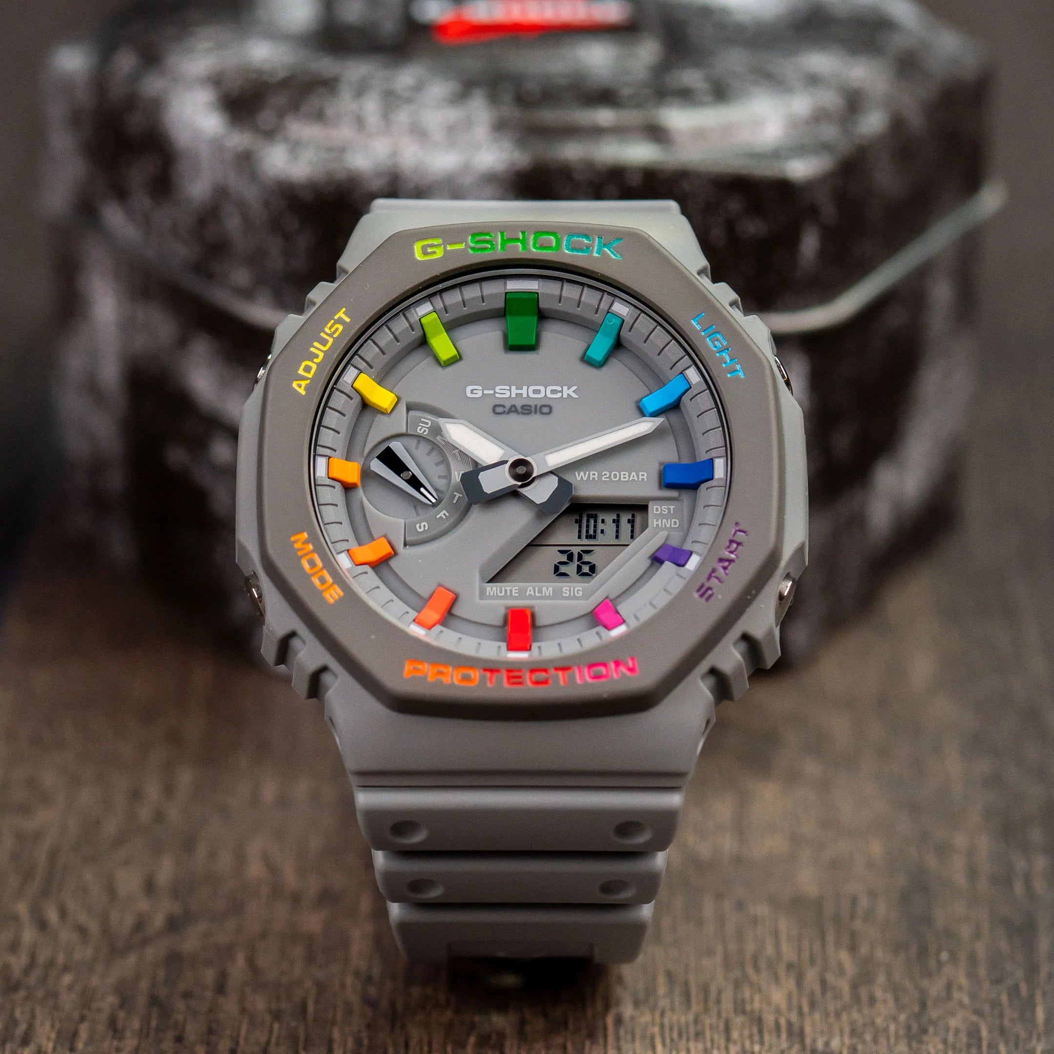 G shock top grey colour