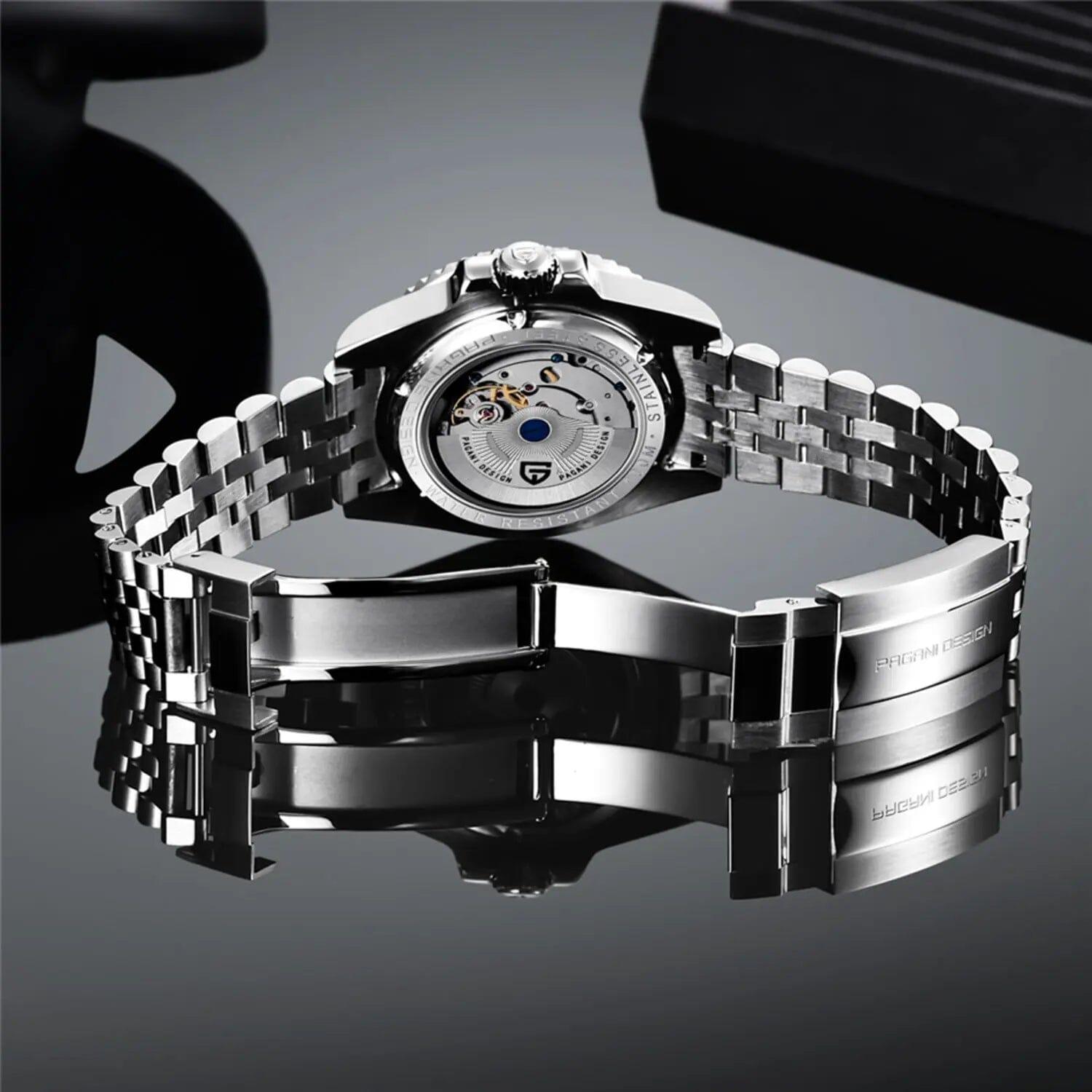 Pagani Design PD-1662 Waterproof Mechanical Automatic Watch Stainless Steel Men's 40MM Watch (Batman - Oyster Bracelet) - DREAM WATCHES
