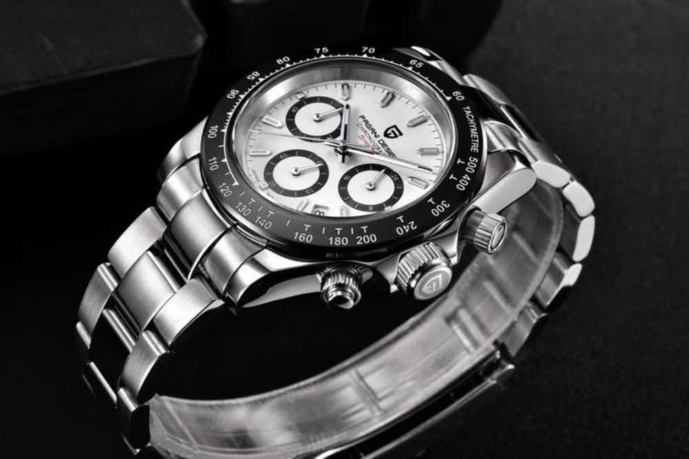 Pagani Design PD-1644 Daytona Chronograph Luxury Waterproof Movement (Japanese VK63) | Stainless Steel Men's 40MM Watch Pagani Design watch india dream watches
