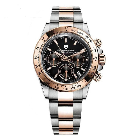 Pagani Design PD-1644 Daytona Chronograph Luxury Waterproof Movement (Japanese VK63) | Stainless Steel Men's 40MM Watch Pagani Design watch india dream watches