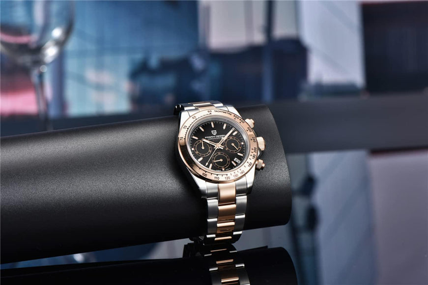 Pagani Design PD-1644 Daytona Chronograph Luxury Waterproof Movement (Japanese VK63) | Stainless Steel Men's 40MM Watch Pagani Design watch india dream watches