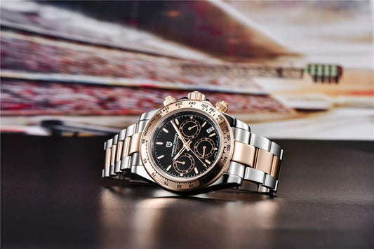 Pagani Design PD-1644 Daytona Chronograph Luxury Waterproof Movement (Japanese VK63) | Stainless Steel Men's 40MM Watch Pagani Design watch india dream watches