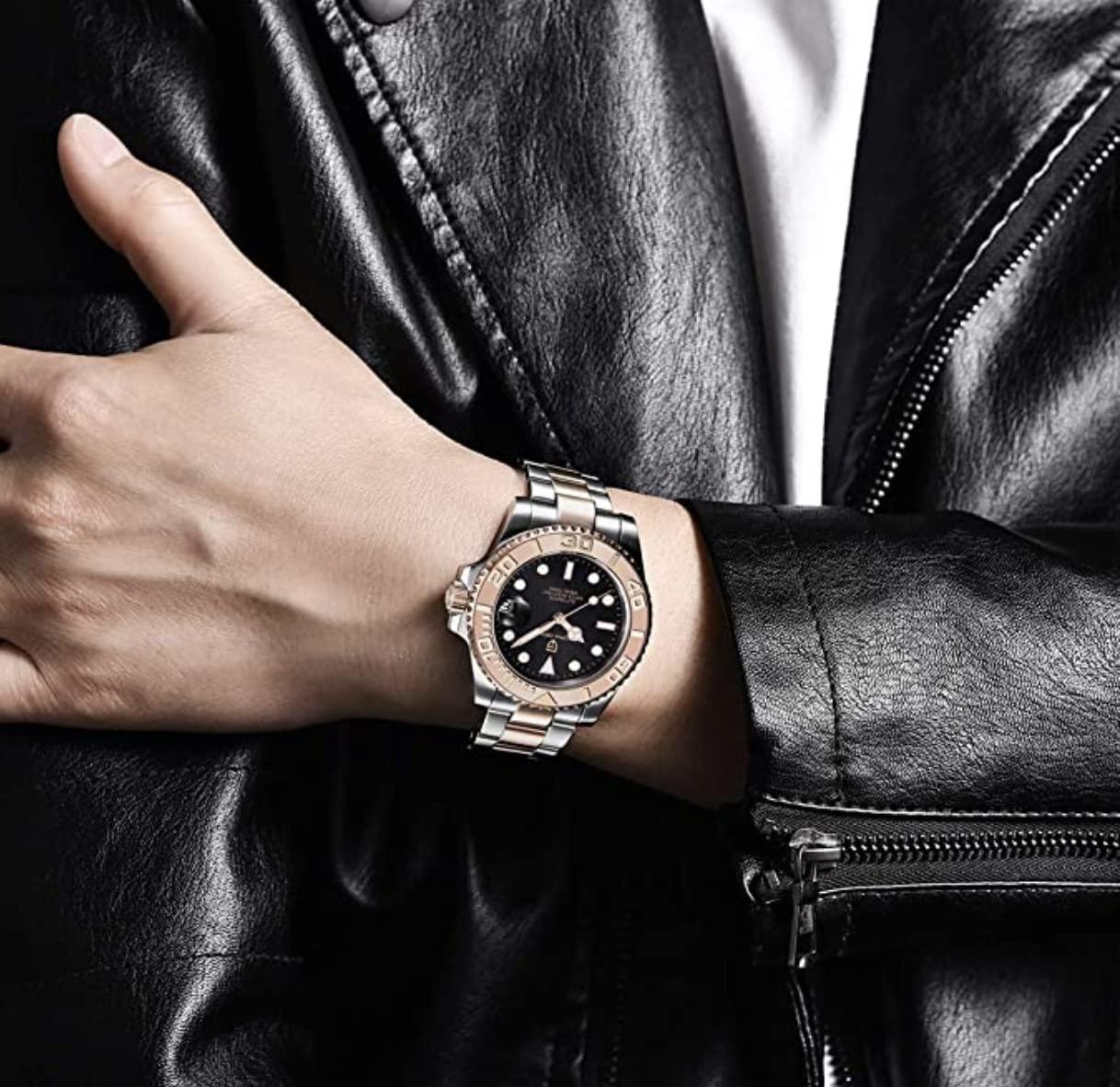 Pagani Design PD-1651 40mm Mens Automatic Waterproof Mechanical Watch with (Japanese NH-35 Movement) Yatch-Master Hommage - DREAM WATCHES