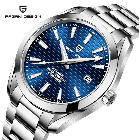 Pagani Design PD-1688 40MM (Seiko NH35A Automatic Movement) Mechanical Watch 100M Waterproof Dive Watch Sapphire Stainless Steel Watch Aqua Terra - DREAM WATCHES