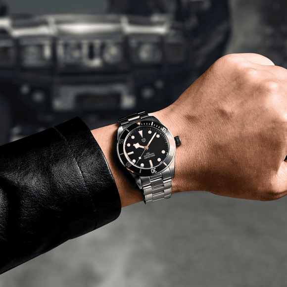 Pagani Design PD-1671 V2 42mm Mens Automatic Waterproof Mechanical Watch with (Japanese NH-35 Movement) - Black Bay - DREAM WATCHES