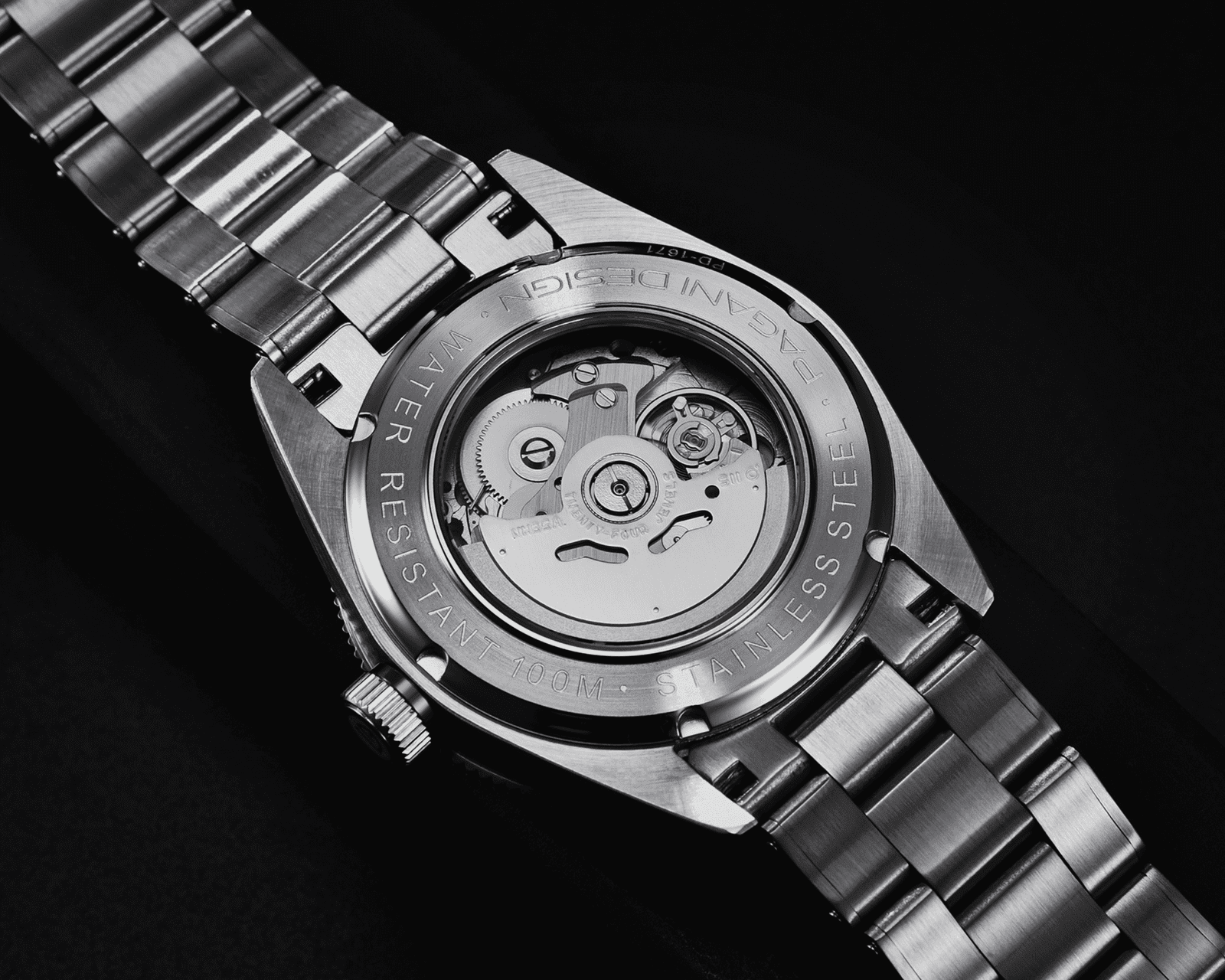 Pagani Design PD-1671 V2 42mm Mens Automatic Waterproof Mechanical Watch with (Japanese NH-35 Movement) - Black Bay - DREAM WATCHES