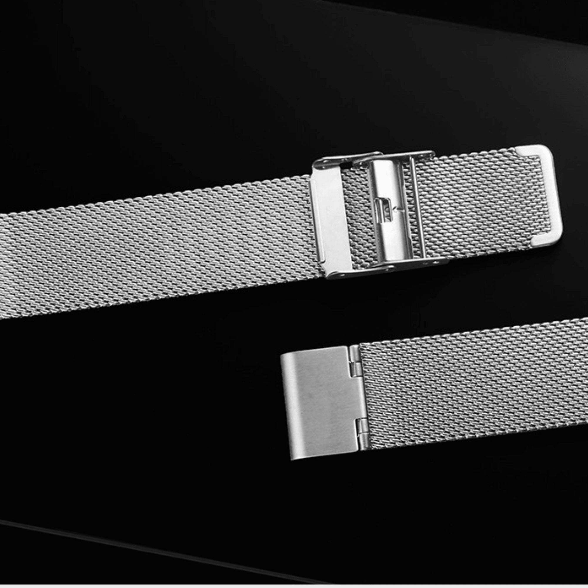 EMRYN Pagani Design Luxury | Polished Stainless Steel 316L | Steel Mesh Style Bracelet Silver - 20 mm