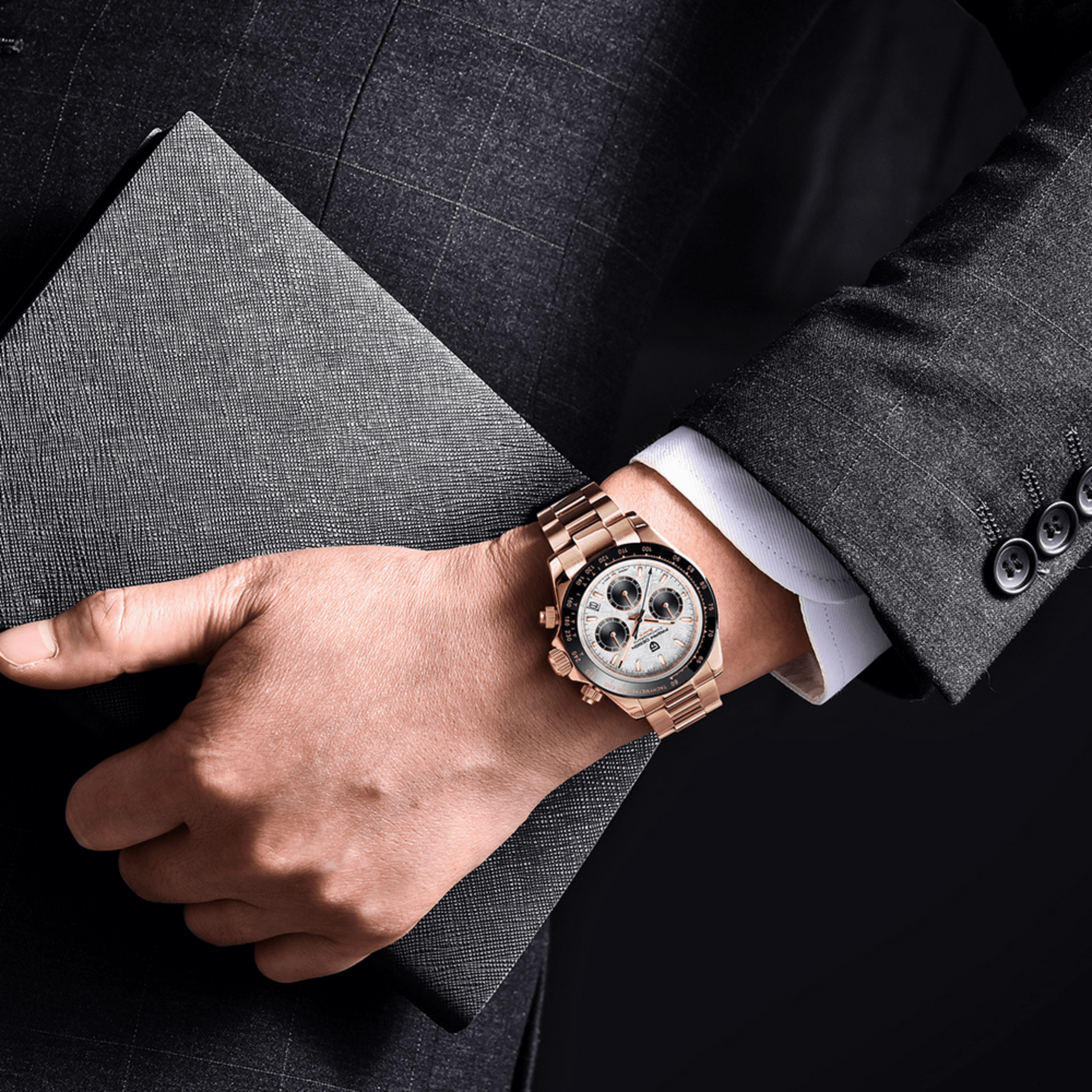 Pagani Design PD-1644 | Luxury | Waterproof Mechanical Automatic Movement SeikoVK63 | Stainless Steel Men's 40MM Watch Daytona