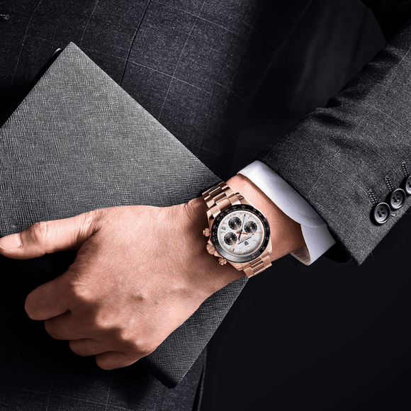 Pagani Design PD-1644 | Luxury | Waterproof Mechanical Automatic Movement SeikoVK63 | Stainless Steel Men's 40MM Watch Daytona