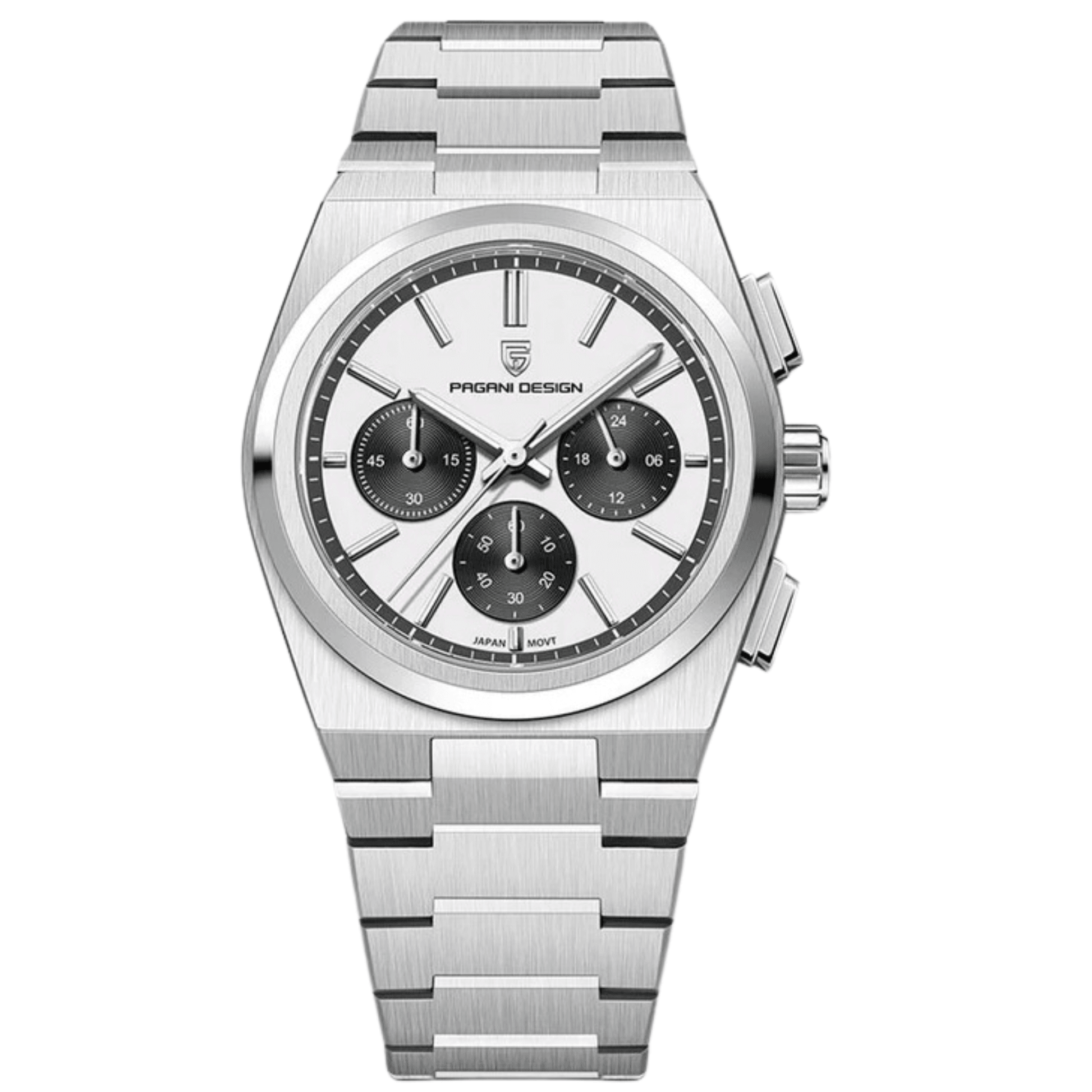 Pagani Design PD-1761 Chronograph Luxury Waterproof Movement Japanese VK63 | Stainless Steel Men's 40MM Watch